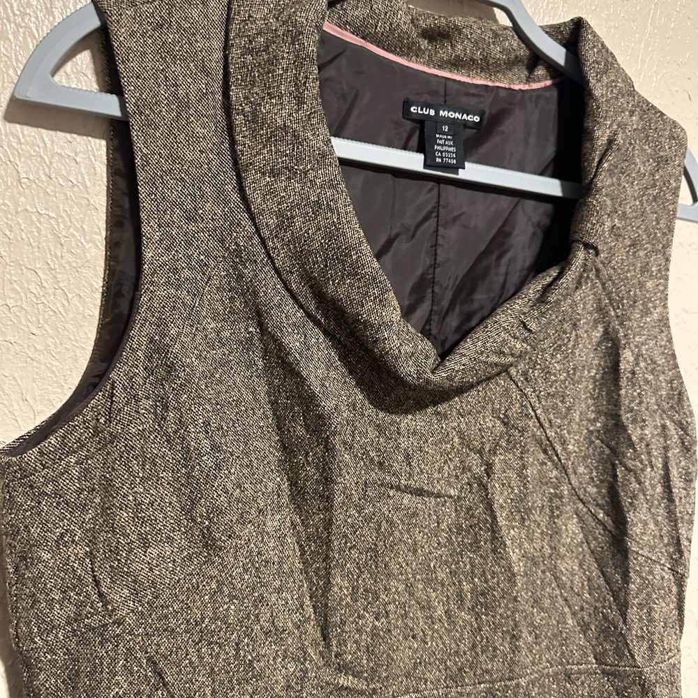 Club Monaco Dress Wool Blend Size 12 - Picture 3 of 7